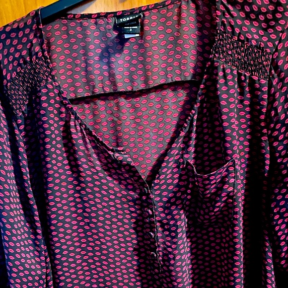 torrid Tops - Torrid Size 3 sheer blouse